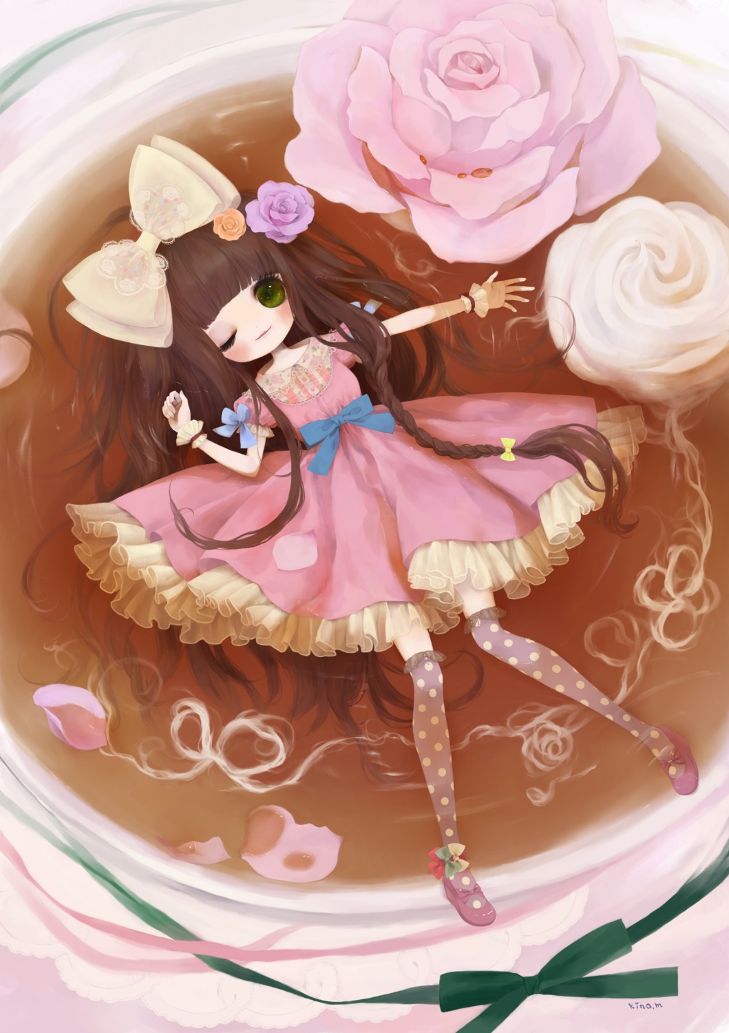 dress, kabasawa_kina, lolita_fashion, thighhighs