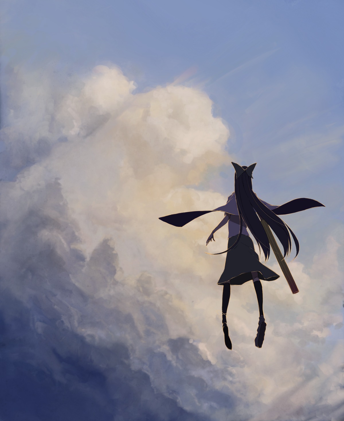landscape, reiuji_utsuho, shiro_negi, touhou