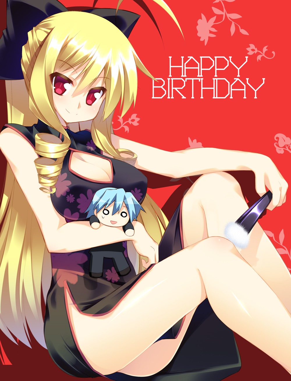 chibi, chinadress, cleavage, hayate_no_gotoku, hoppege, tennousu_athena