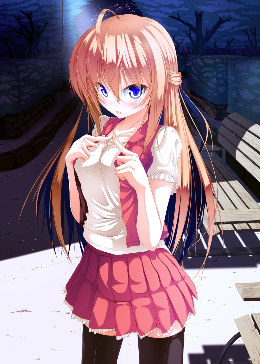 konoe_subaru, mayo_chiki!, re:n_ne, thighhighs