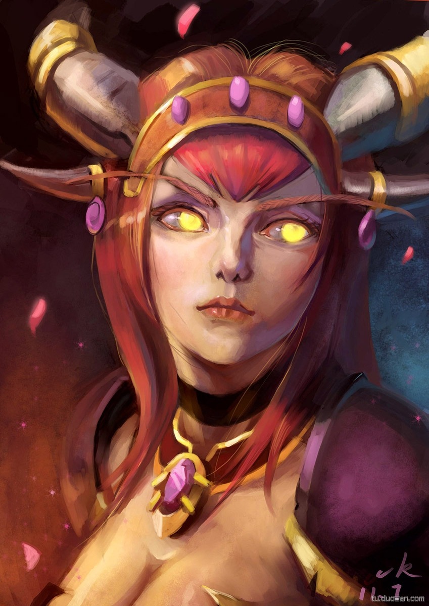 alexstrasza_the_life_binder, horns, tagme_artist_translation, world_of_warcraft, 吴振丹