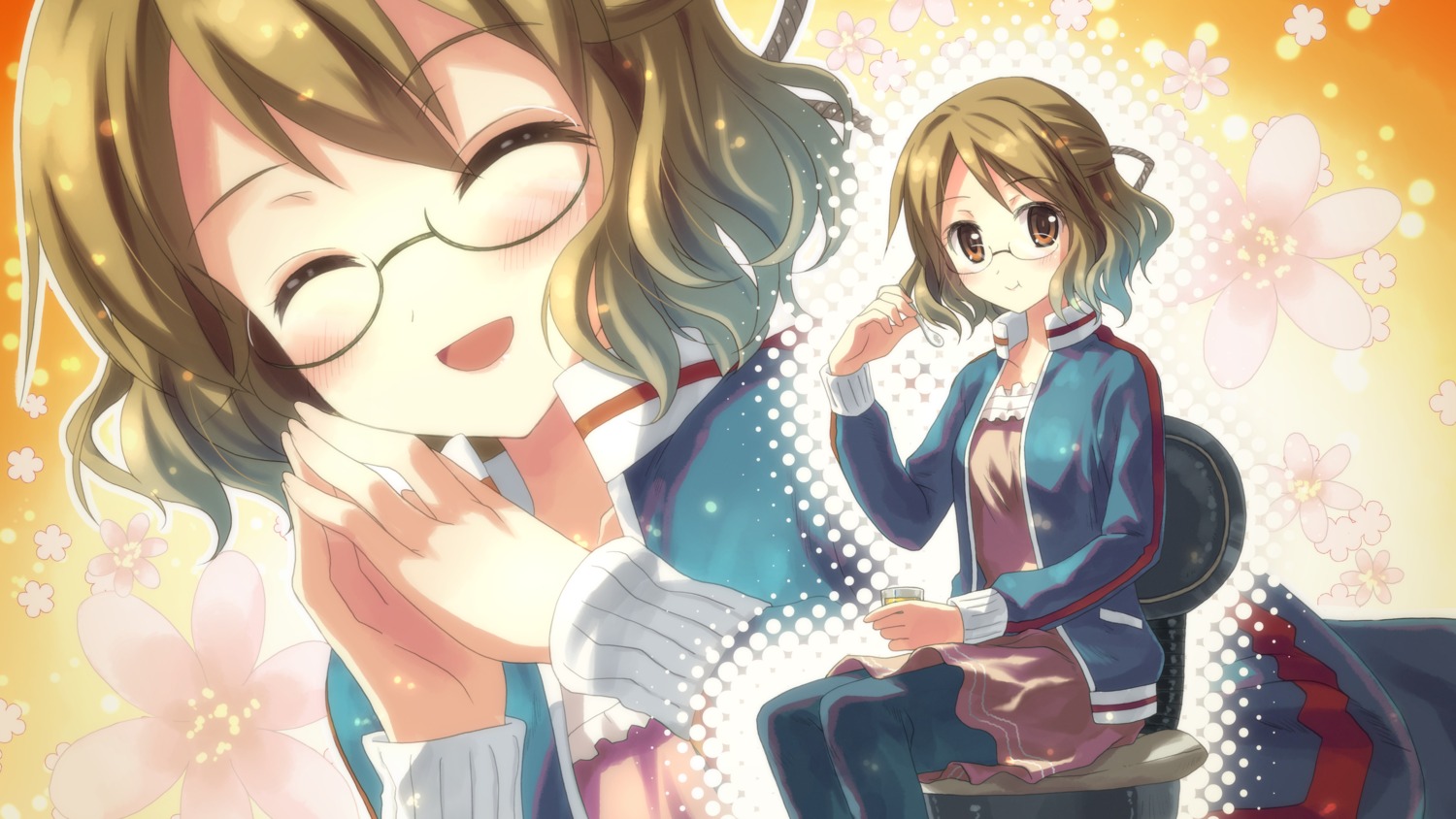 karasuma_sakura, kin-iro_mosaic, megane, studio_s.d.t., wallpaper, yuuki_tatsuya