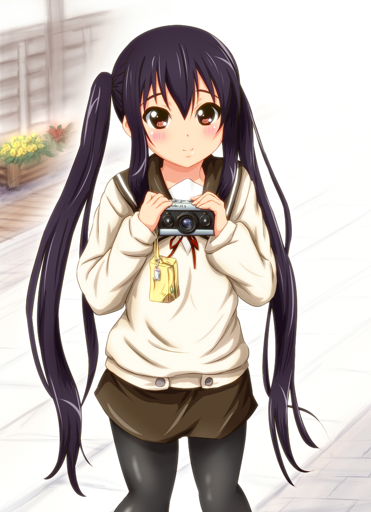 cosplay, diesel, k-on!, nakano_azusa, pantyhose, seifuku, tamayura_~hitotose~