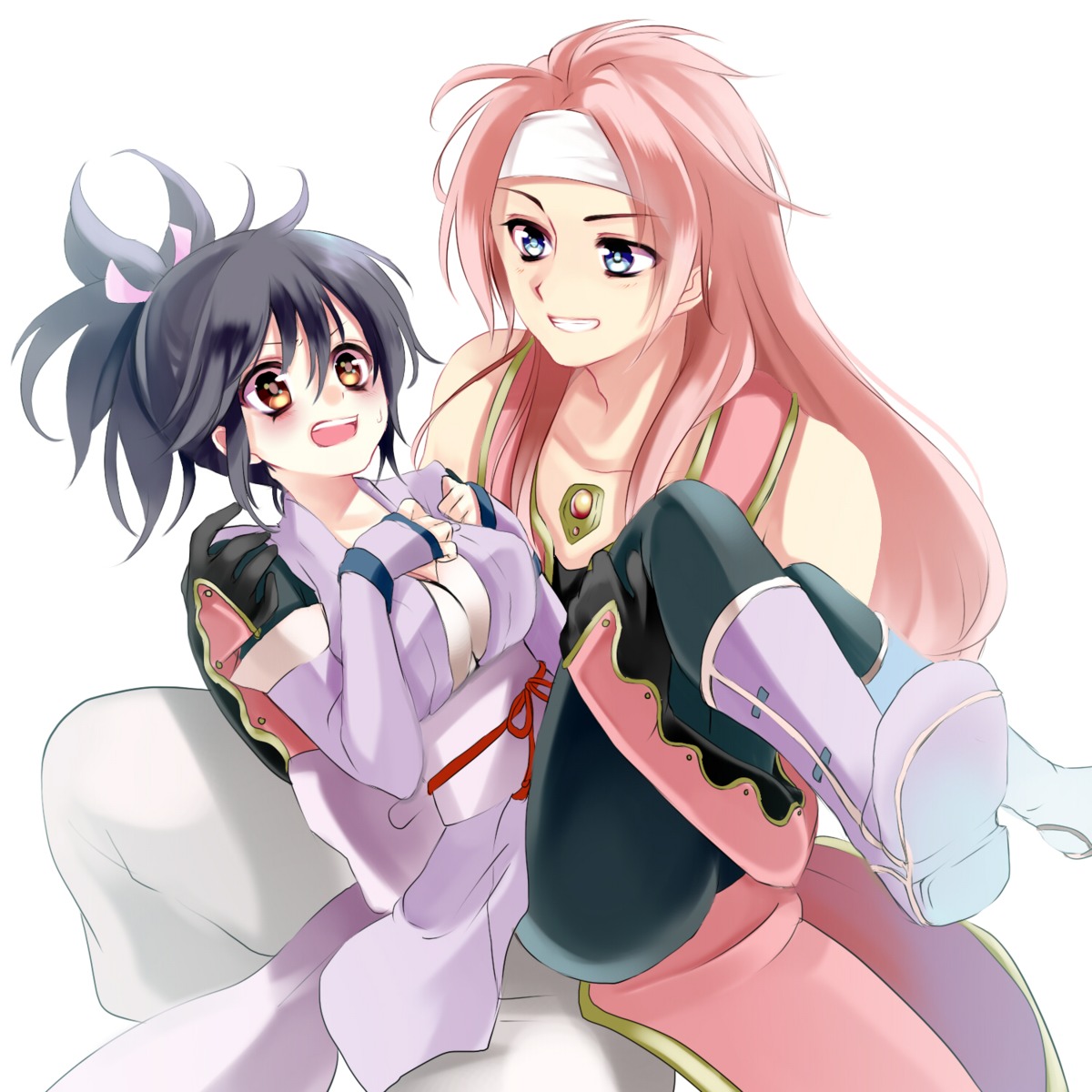 kurabayashi_matoni, sheena_fujibayashi, tales_of, tales_of_symphonia, zelos_wilder