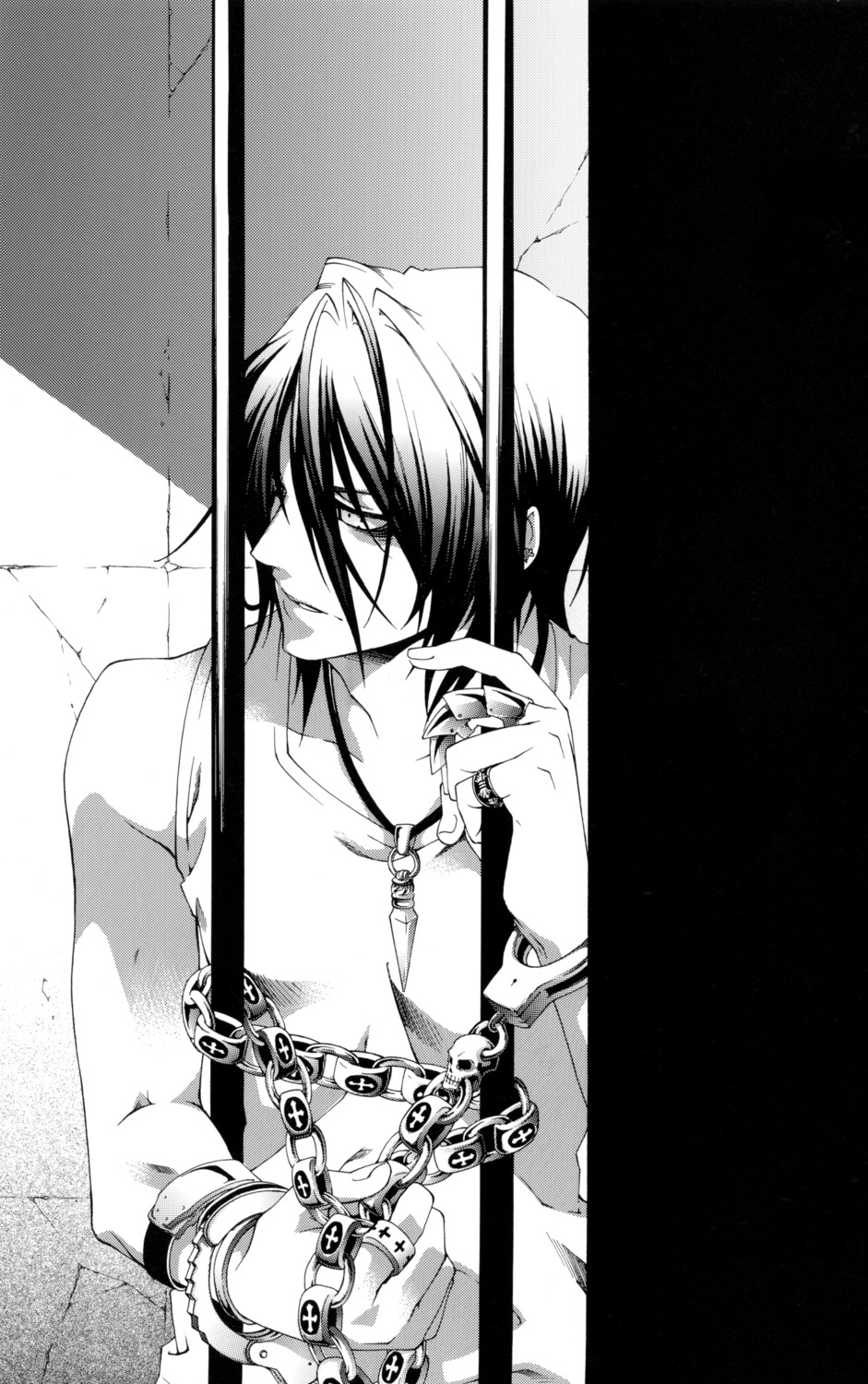 male, monochrome, mother_keeper, sorano_kairi