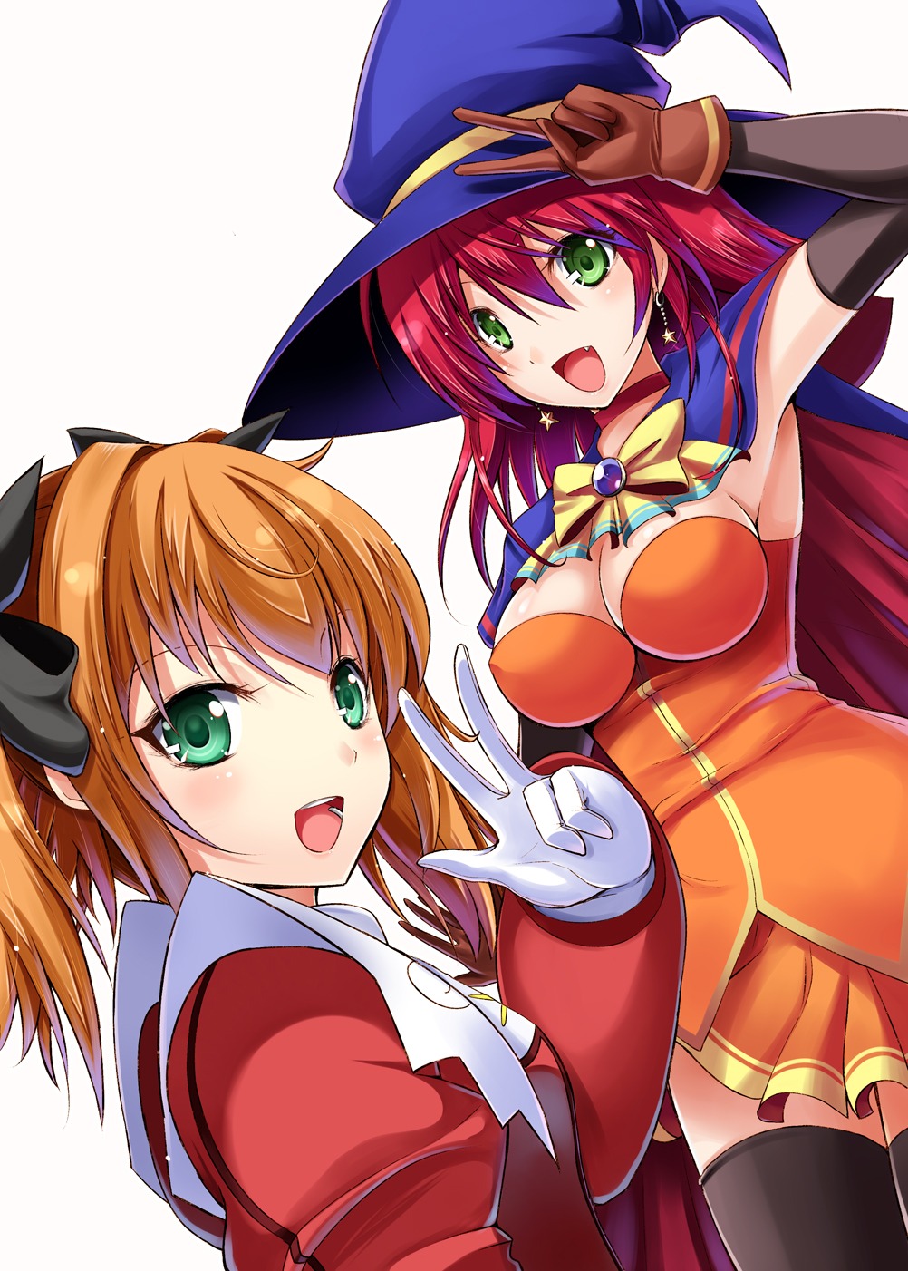 cleavage, thighhighs, yuki_mizore