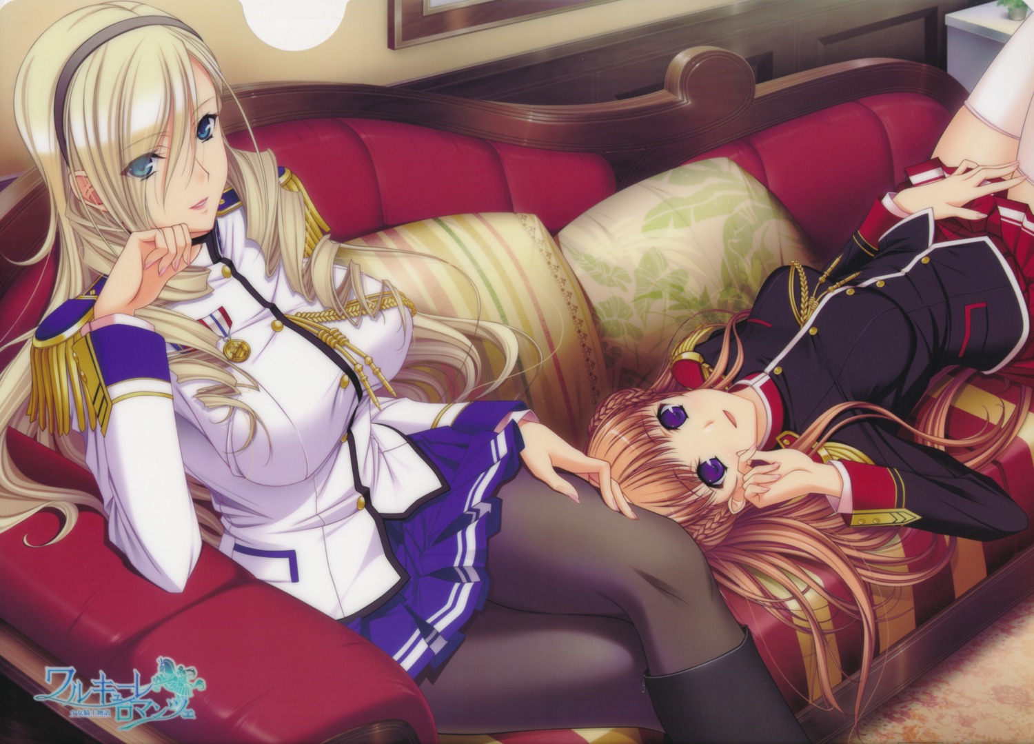 celia_cumani_aintree, komori_kei, noel_marres_ascot, pantyhose, ricotta, scanning_dust, seifuku, thighhighs