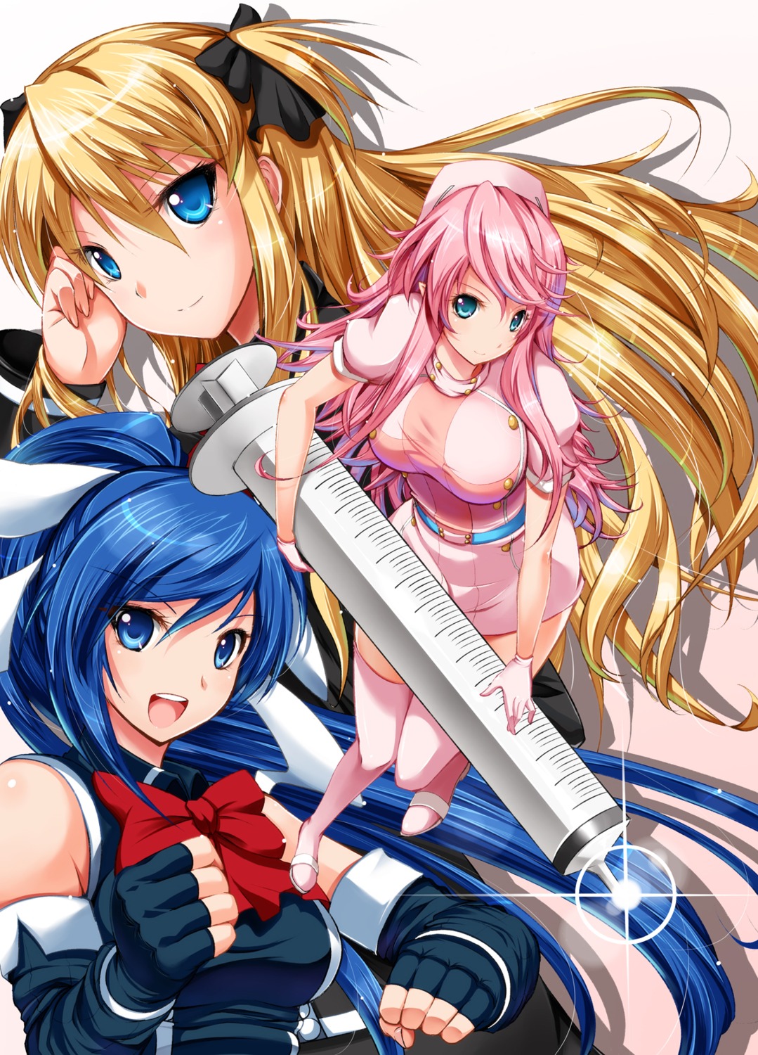 media_(quiz_magic_academy), nurse, quiz_magic_academy, shalon, yuki_mizore, yuri_(quiz_magic_academy)