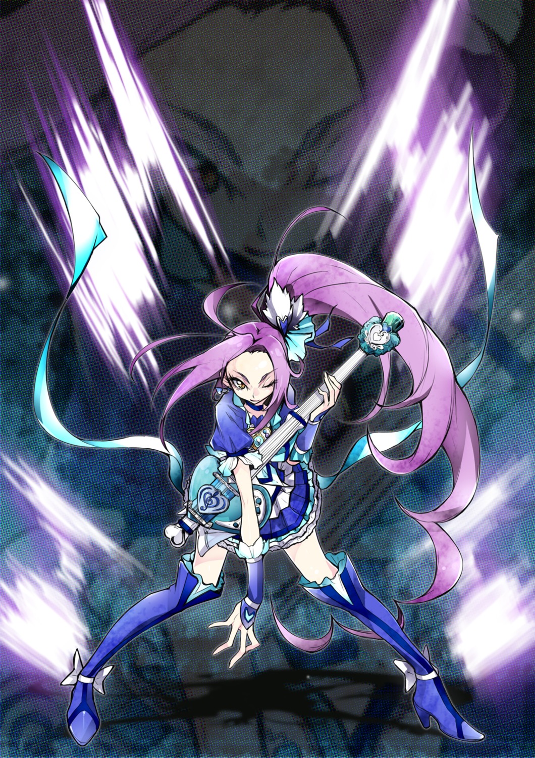 guitar, precure, siren_(suite_precure), suite_precure, tima
