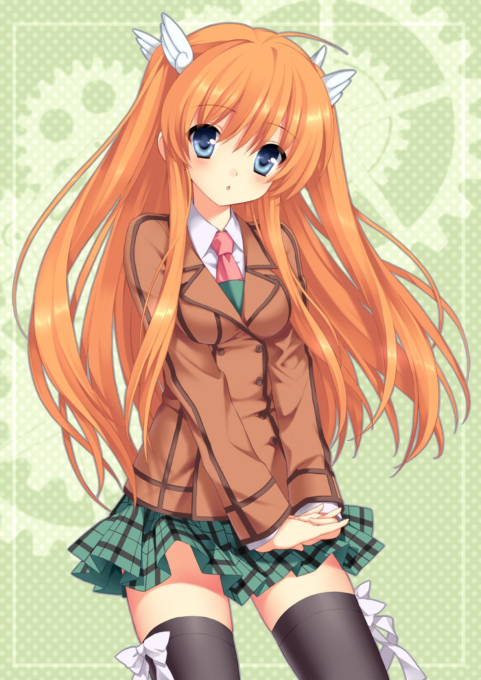 ootori_chihaya, rewrite, sakura_neko, seifuku, thighhighs