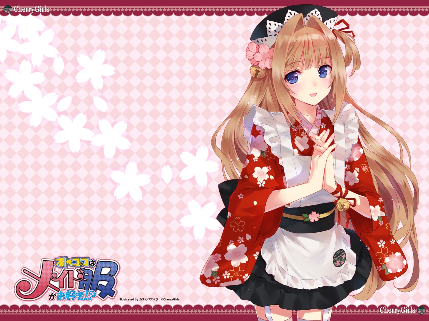 kasukabe_akira, maid, nao_(otosuki), otokonoko_wa_meidofuku_ga_osuki!?, trap, wa_maid, wallpaper