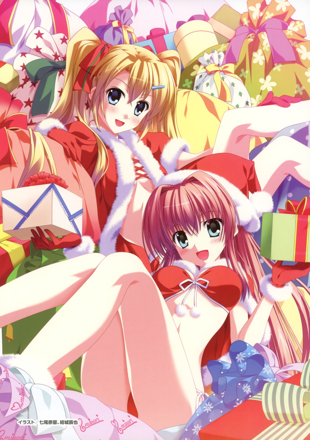 amano_hotaru, bikini, christmas, nanao_naru, narumi_sakura, supipara, swimsuits, yuuki_tatsuya