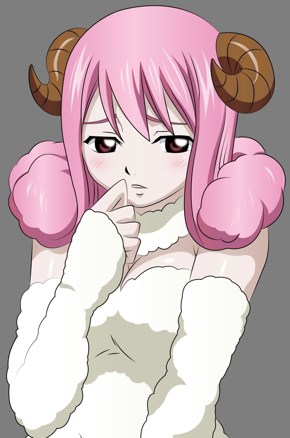 aries_(fairy_tail), fairy_tail, horns, transparent_png, vector_trace