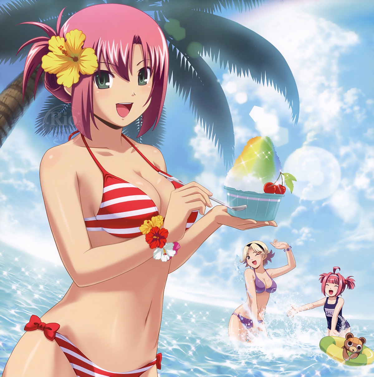 bikini, cleavage, rio, rio_-rainbow_gate!-, super_blackjack, swimsuits