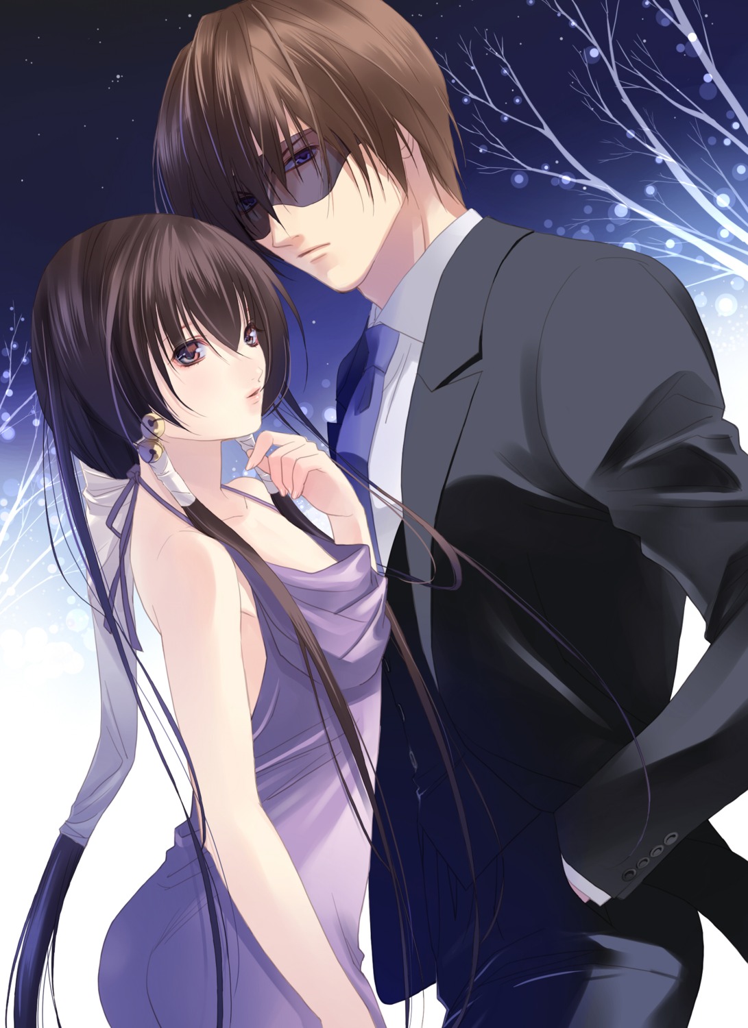 dress, fuuchouin_kazuki, get_backers, kakei_juubei, papillon10, trap