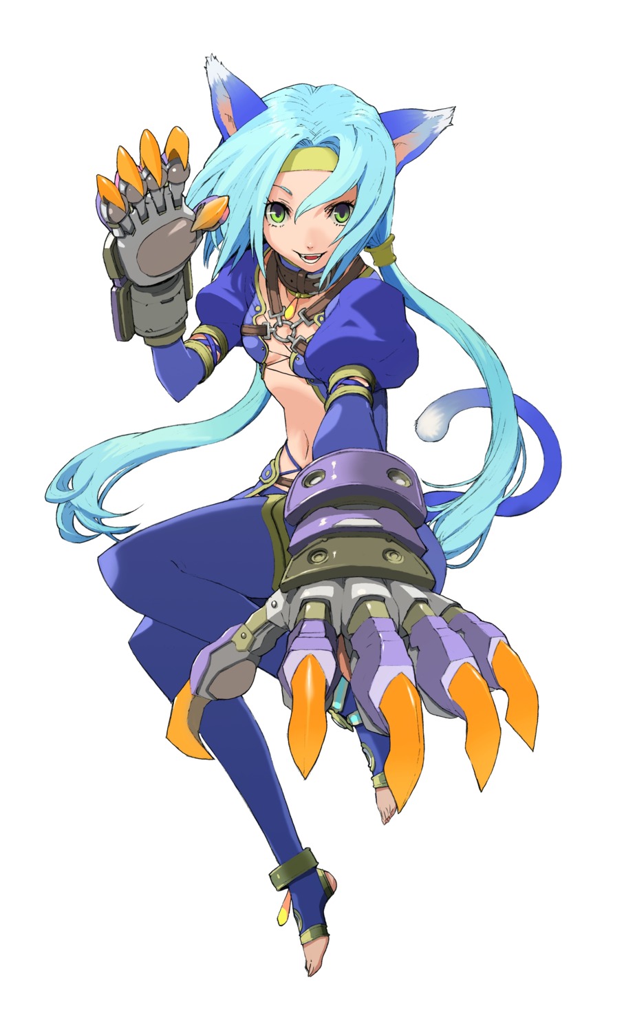 animal_ears, enami_katsumi, meracle_chamlotte, nekomimi, star_ocean, star_ocean_4, tail