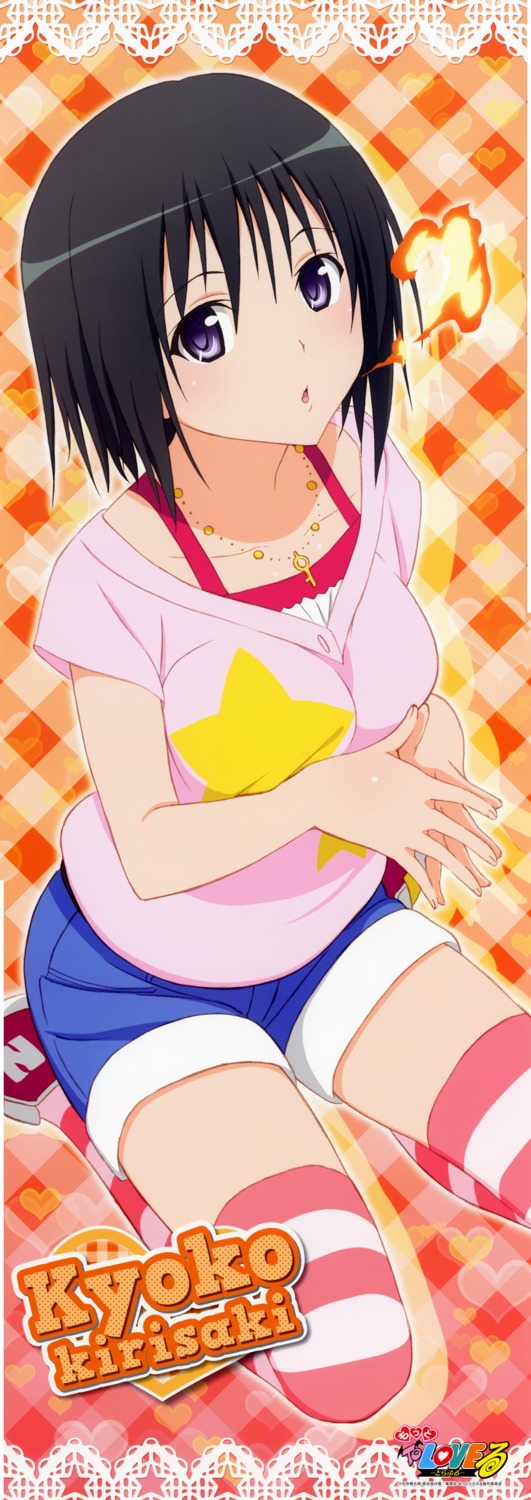 kirisaki_kyouko, stick_poster, thighhighs, to_love_ru