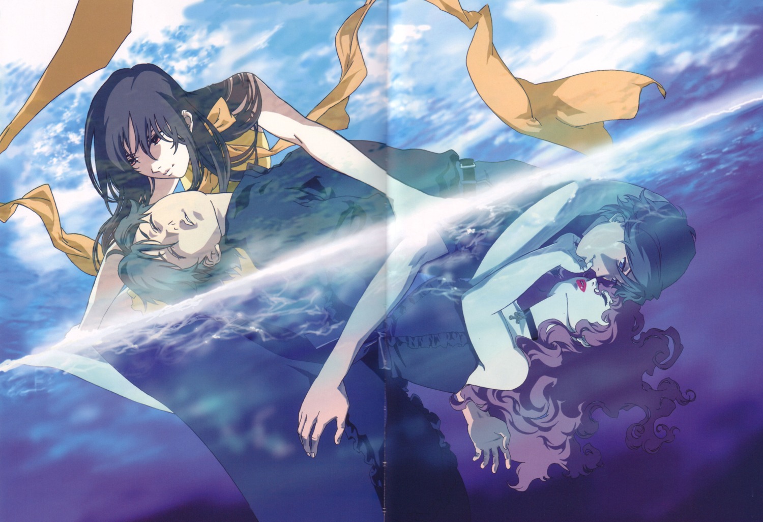 crease, kamina_ayato, kisaragi_quon, mishima_reika, rahxephon