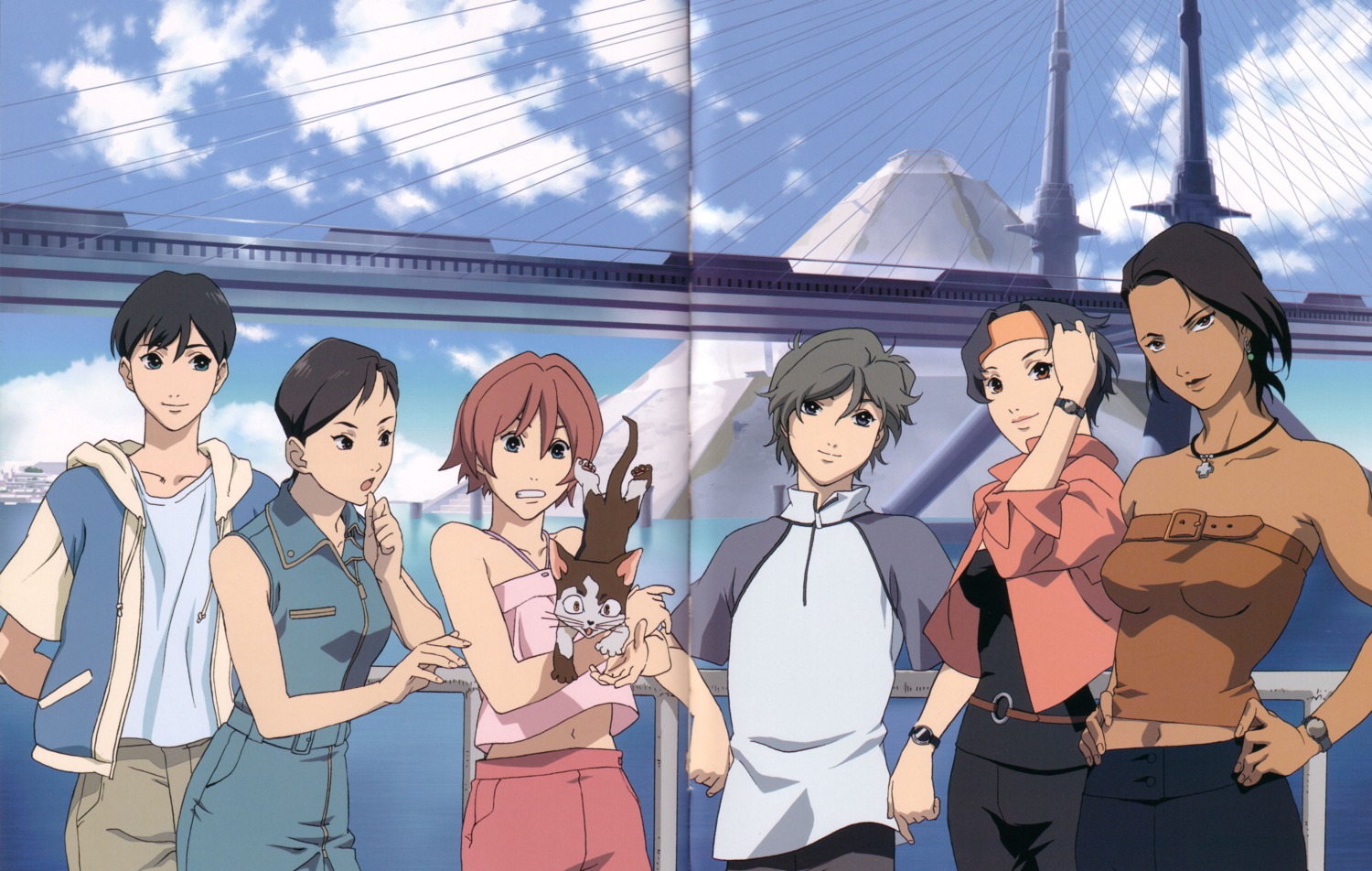 crease, elvy_hadhiyat, hotaru_kim, kamina_ayato, rahxephon, shitow_haruka, shitow_megumi, yagumo_souichi