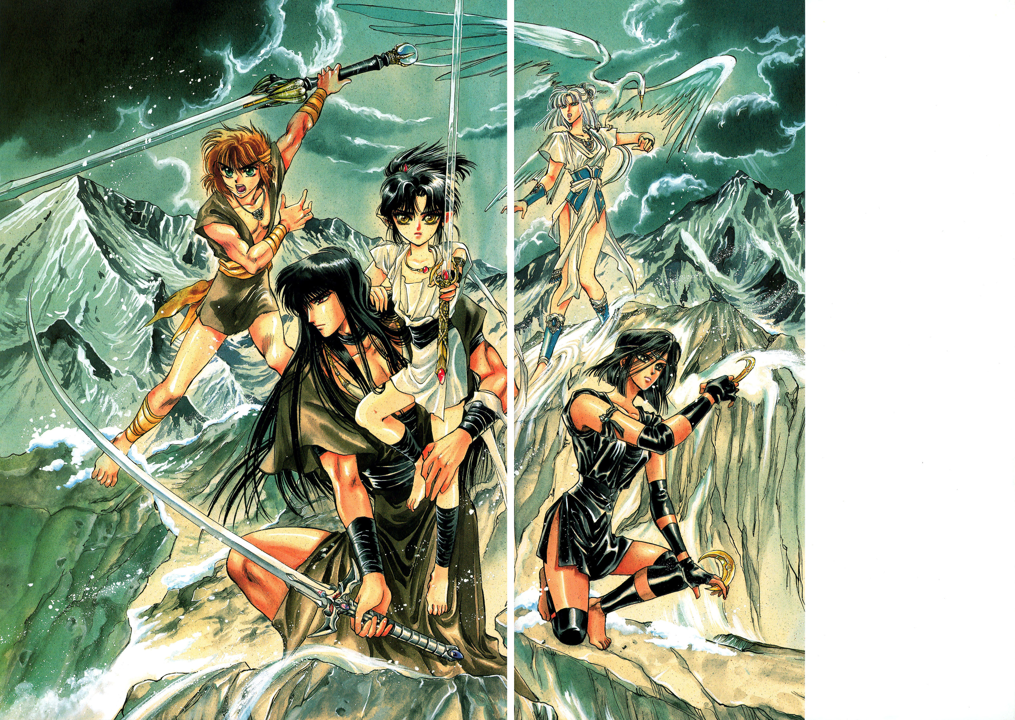 ashura, clamp, gap, karura-ou, rgveda, ryuu-ou, souma, yasha-ou