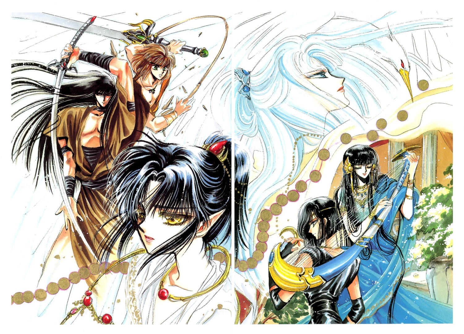 ashura, clamp, gap, karura-ou, kendappa-ou, rgveda, ryuu-ou, souma