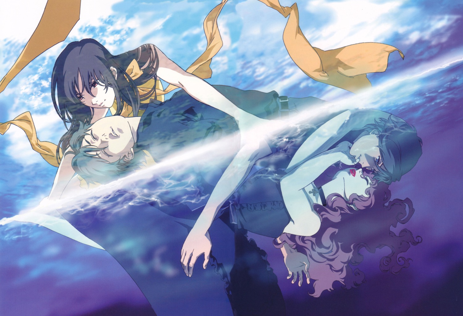 kamina_ayato, kisaragi_quon, mishima_reika, rahxephon