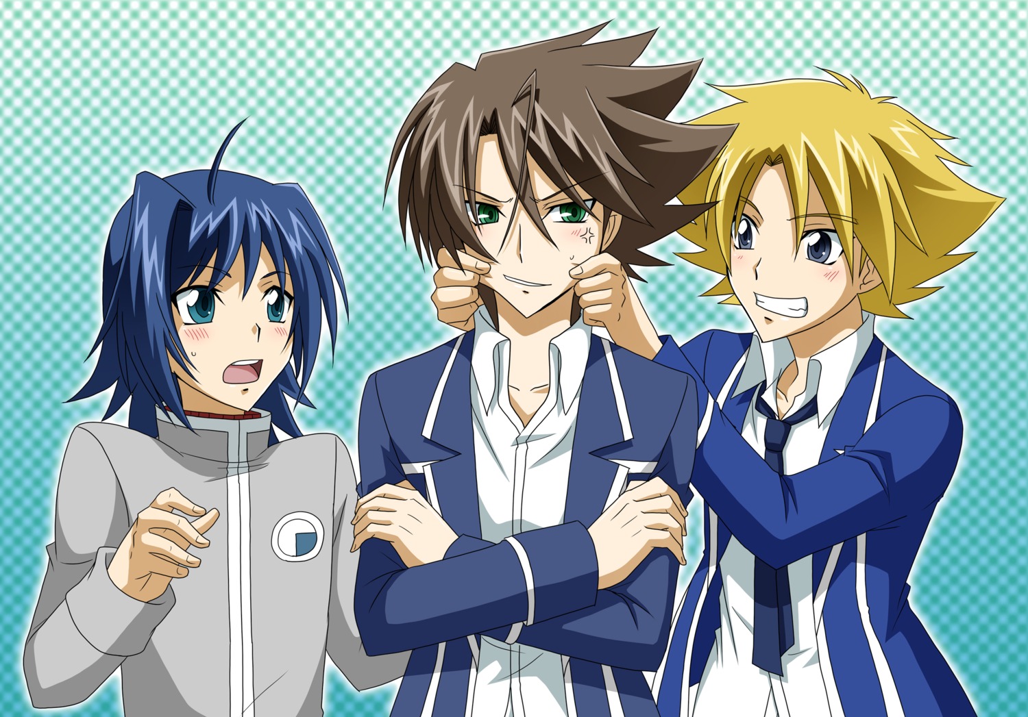 cardfight_vanguard, kai_toshiki, male, miwa_taishi, seifuku, sendou_aichi, tsunoda_wei