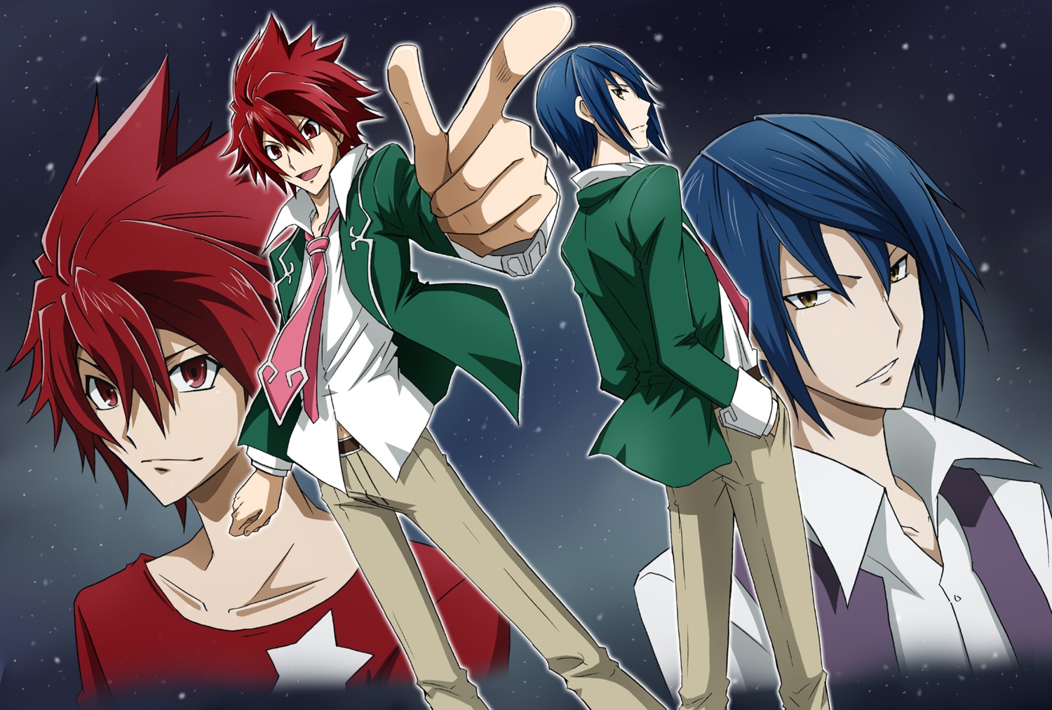male, seifuku, shindou_sugata, star_driver, tsunashi_takuto, tsunoda_wei