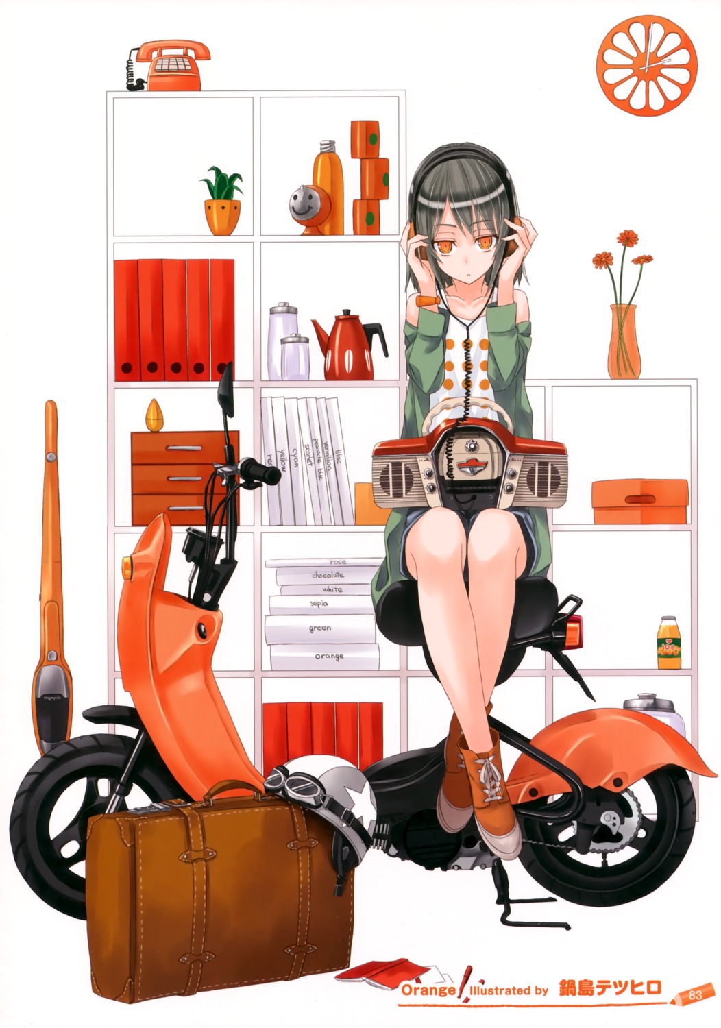 headphones, nabeshima_tetsuhiro