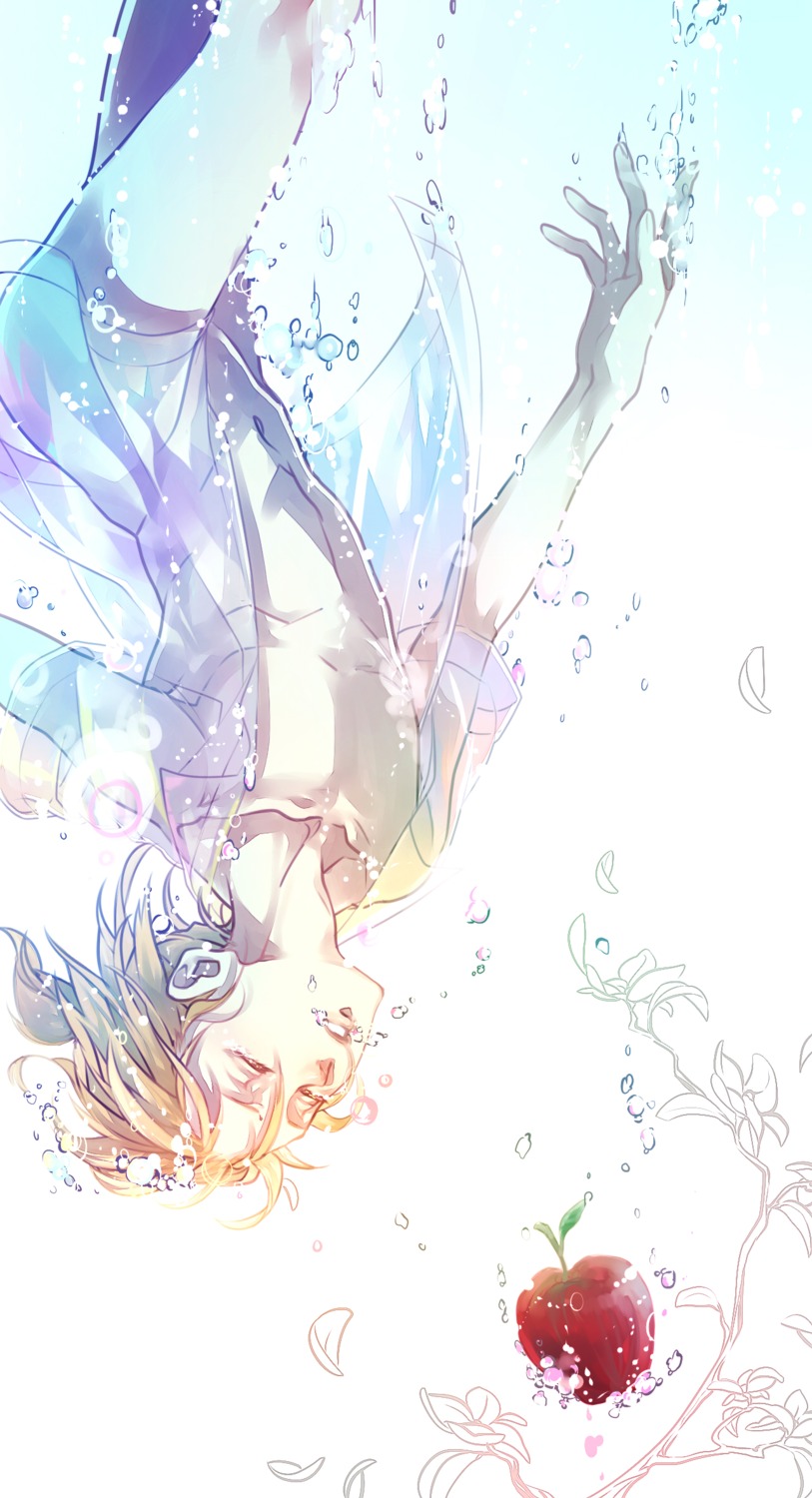 kagamine_len, kazari_tayu, male, open_shirt, out_of_eden_(vocaloid), vocaloid