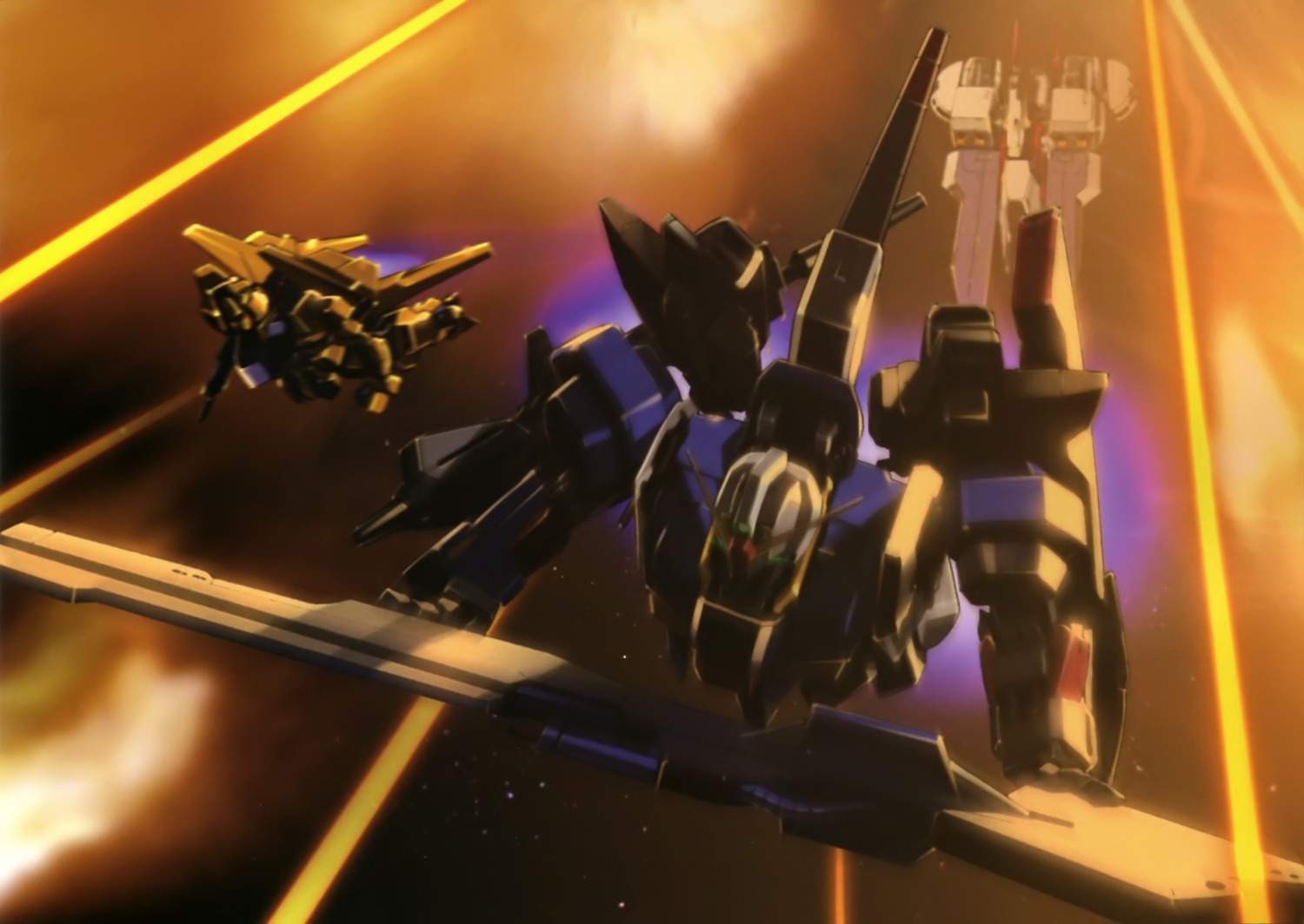 gundam, hyaku_shiki, mecha, zeta_gundam, zeta_gundam_(mobile_suit)
