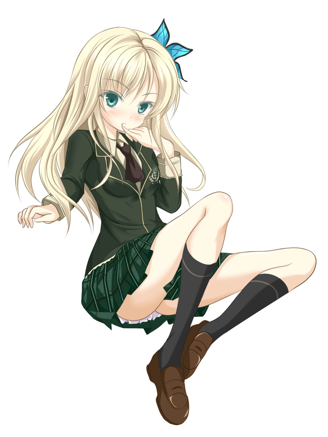 boku_wa_tomodachi_ga_sukunai, kashiwazaki_sena, pinkii_(kuma), seifuku
