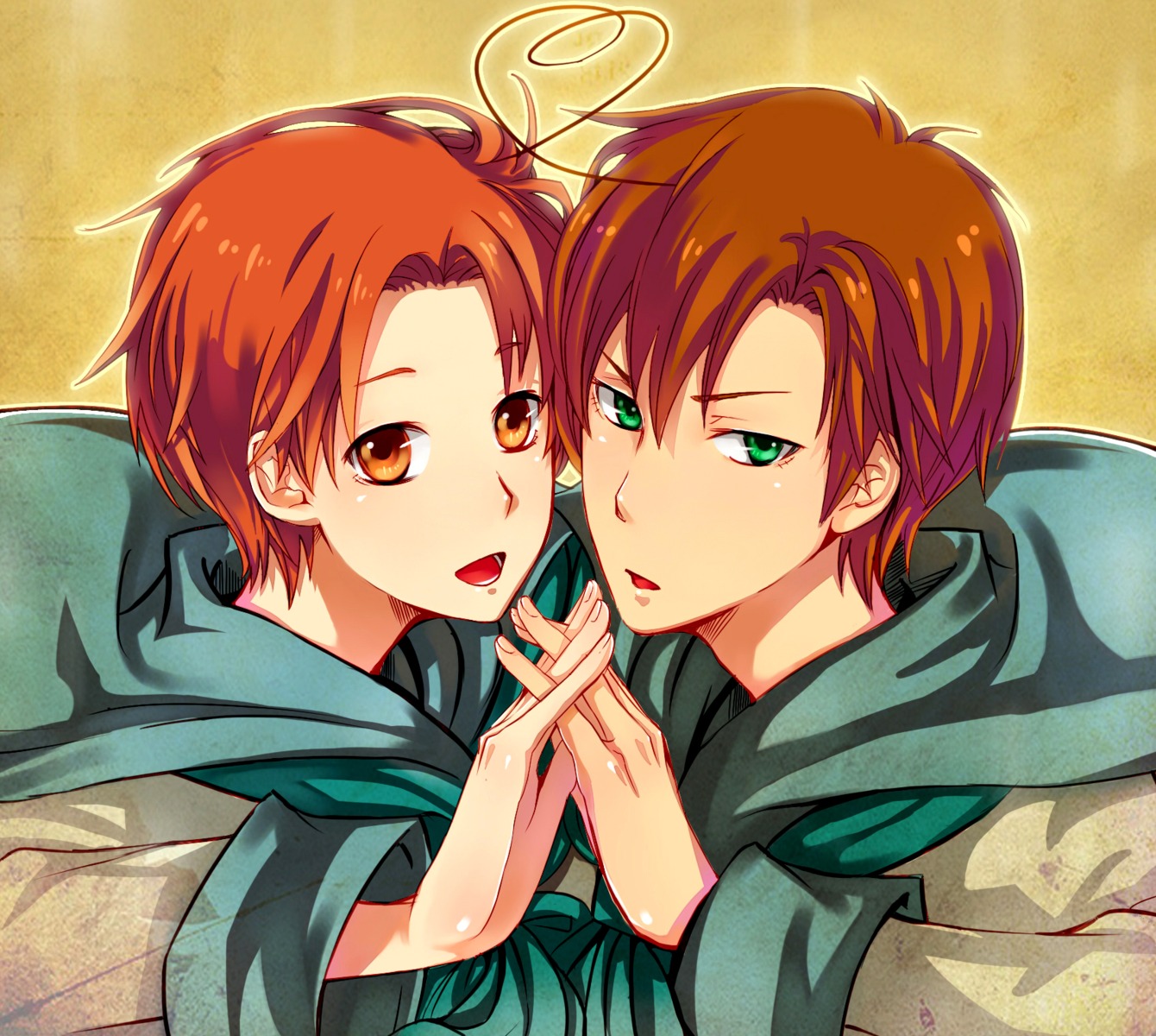hetalia_axis_powers, male, north_italy, south_italy, zxs1103