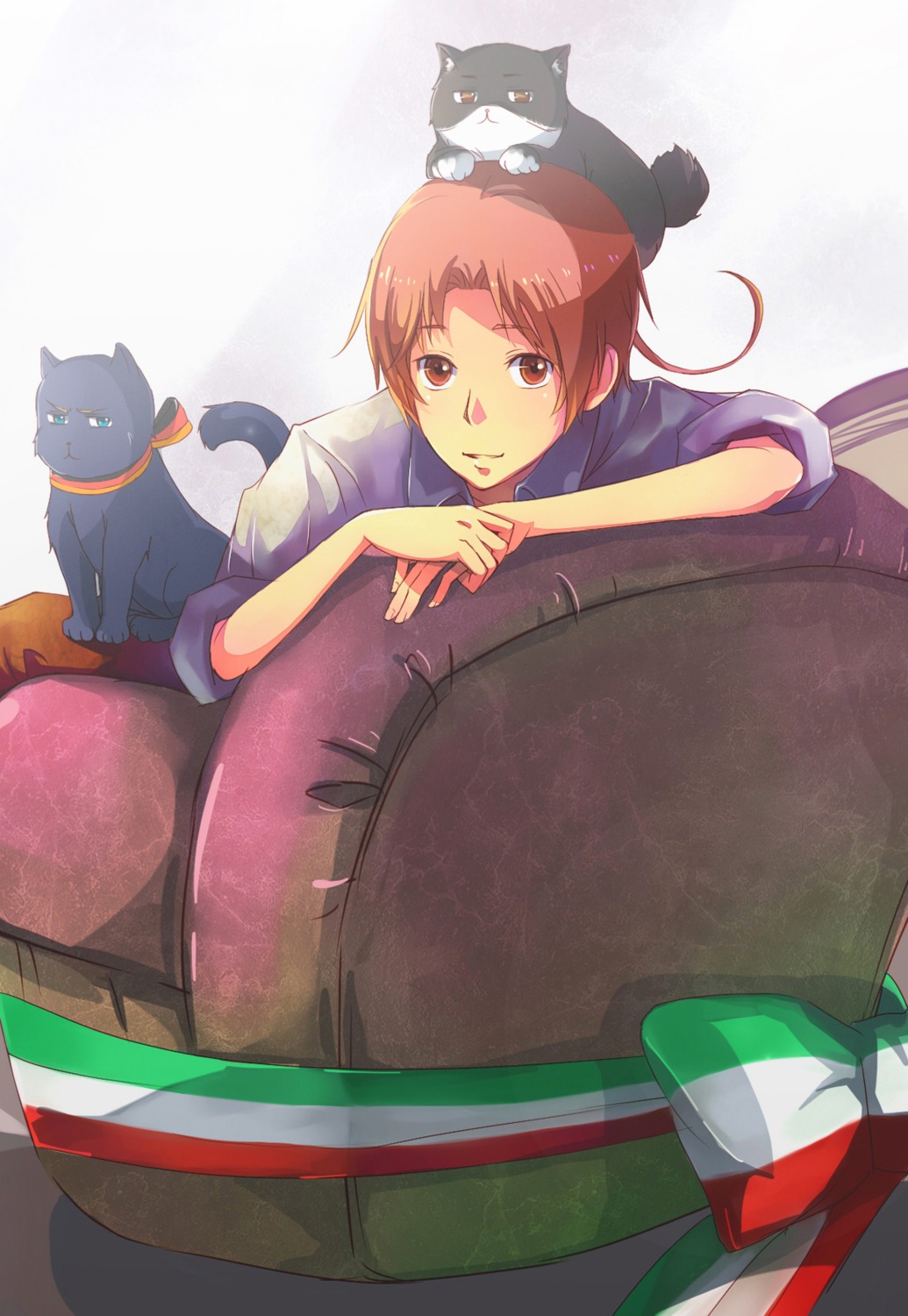 hetalia_axis_powers, male, neko, north_italy, zxs1103