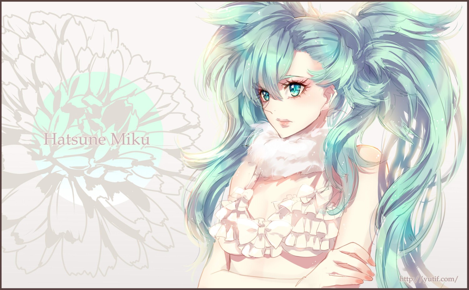 bikini_top, hatsune_miku, swimsuits, vocaloid, yutif