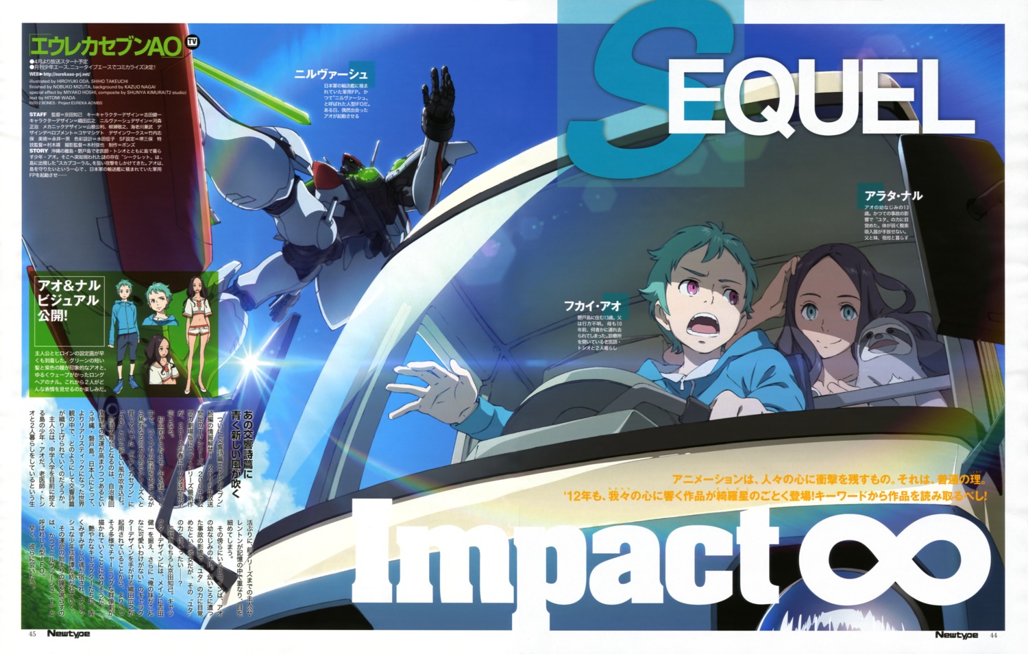 arata_naru, eureka_seven, eureka_seven_ao, fukai_ao, kanzaki_hiro, mecha, nirvash, takeuchi_shiho