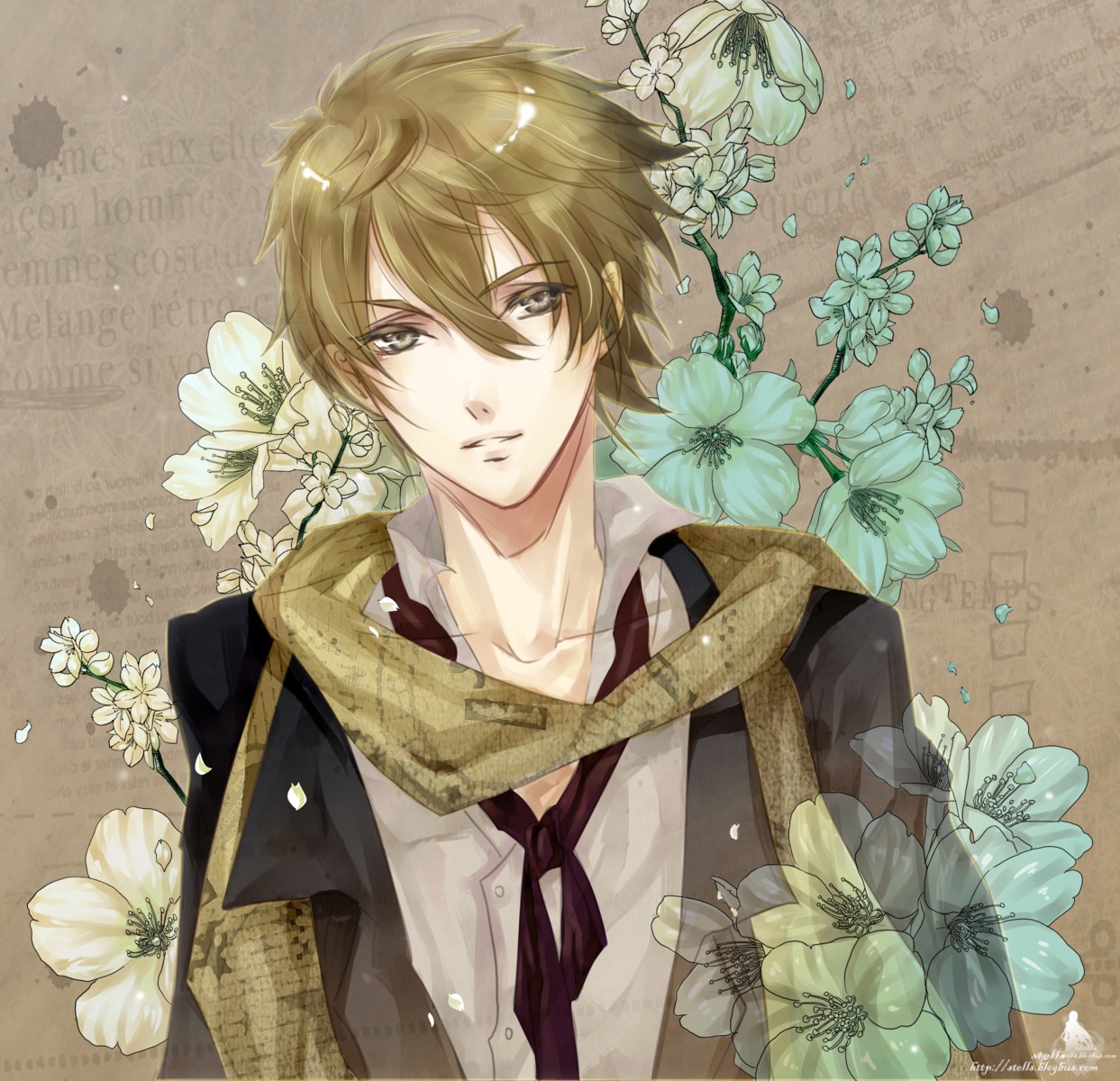 male, miyaji_ryuunosuke, starry_sky, stells
