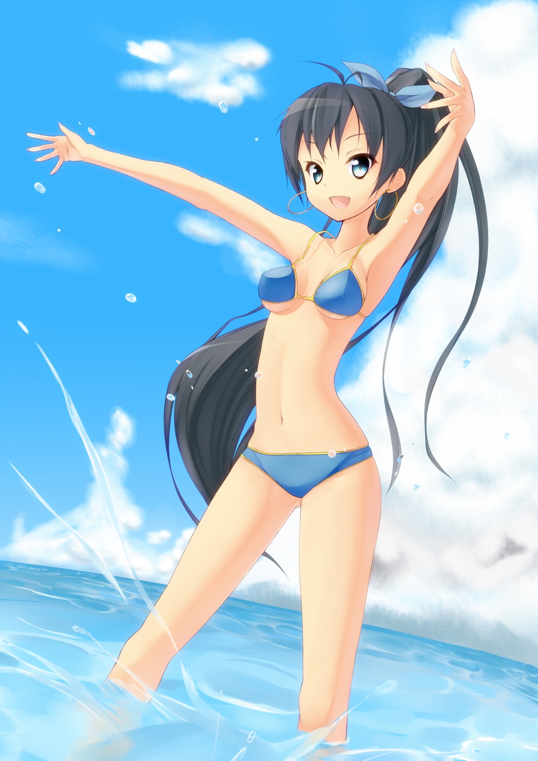 bikini, ganaha_hibiki, kuroneko_shiro, swimsuits, the_idolm@ster
