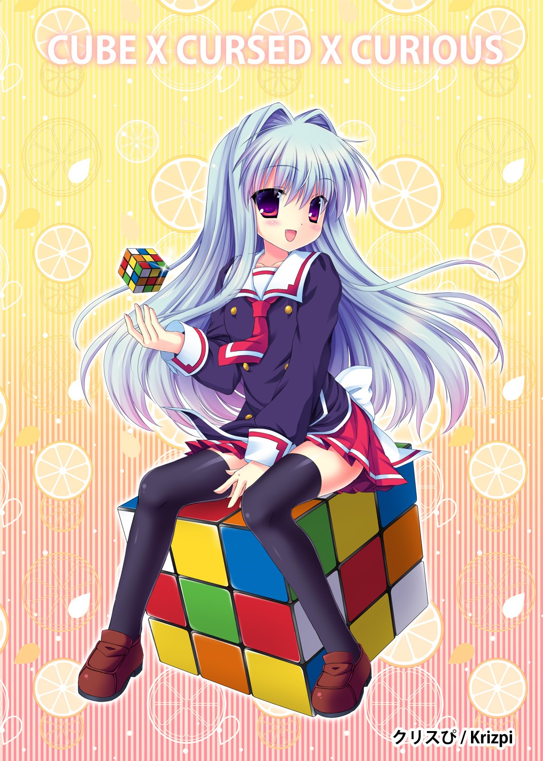 cube_x_cursed_x_curious, fear_(ccc), krizpi, seifuku, thighhighs