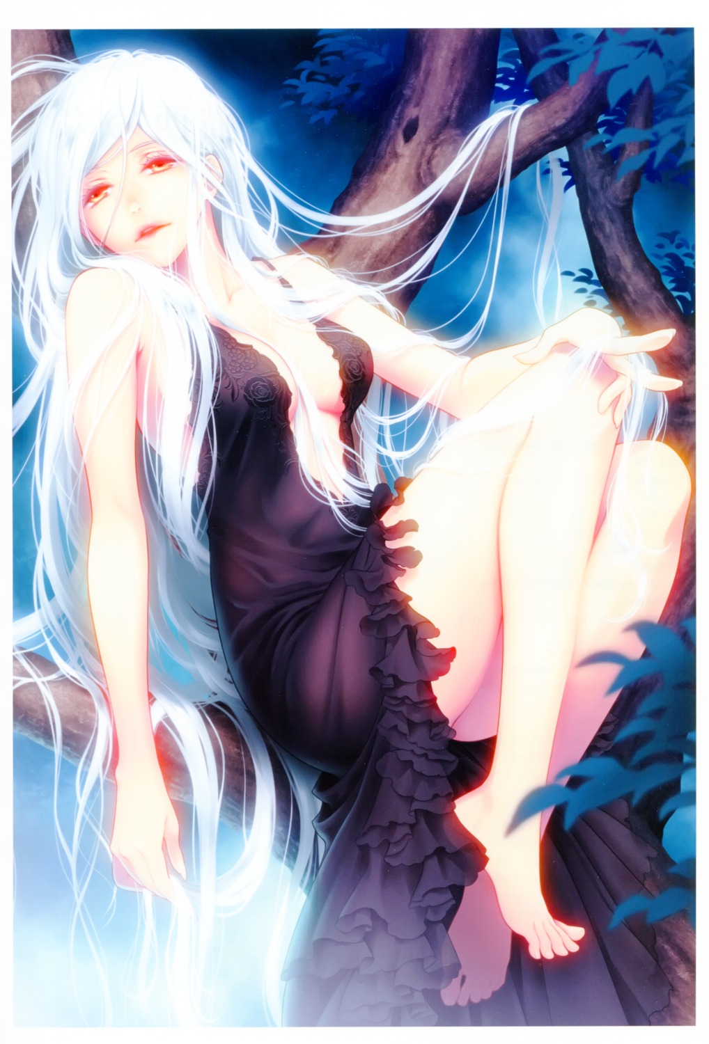 cleavage, dress, temoshi