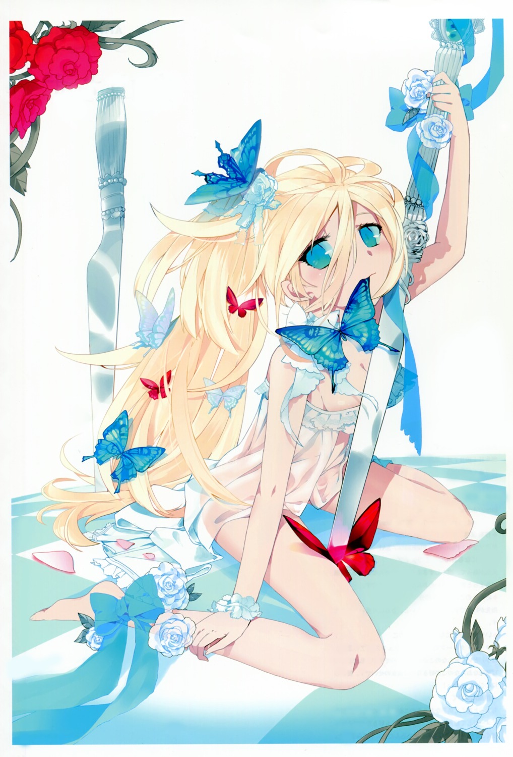 cleavage, dress, mizu, see_through