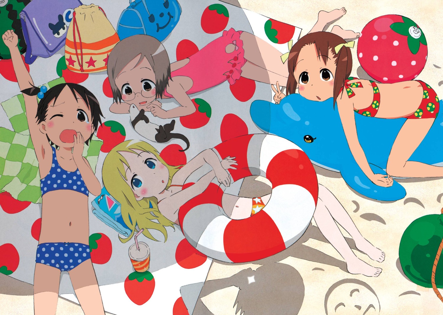 ana_coppola, bikini, ichigo_mashimaro, itou_chika, john, matsuoka_miu, megane, sakai_kyuuta