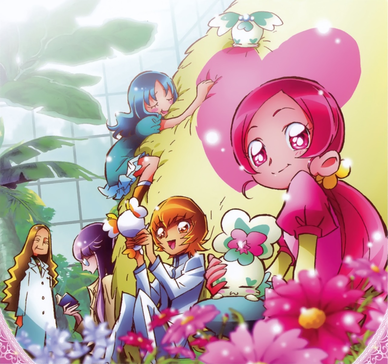 coffret, hanasaki_kaoruko, hanasaki_tsubomi, heartcatch_precure!, kurumi_erika, myoudouin_itsuki, potpourri_(precure), precure