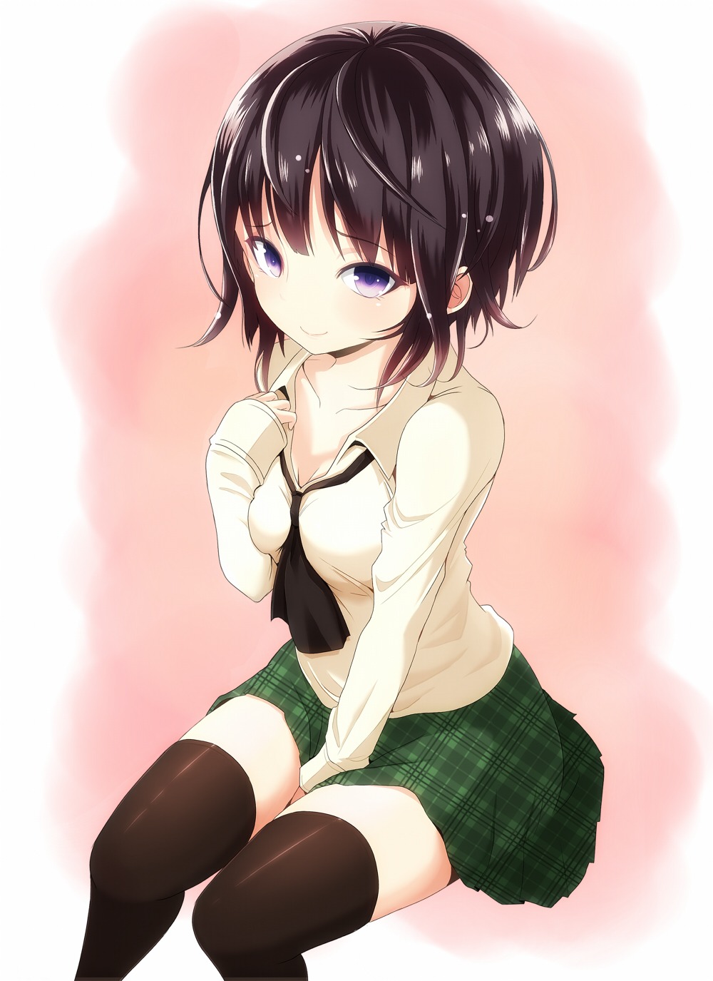 boku_wa_tomodachi_ga_sukunai, girigiri, mikazuki_yozora, seifuku, thighhighs