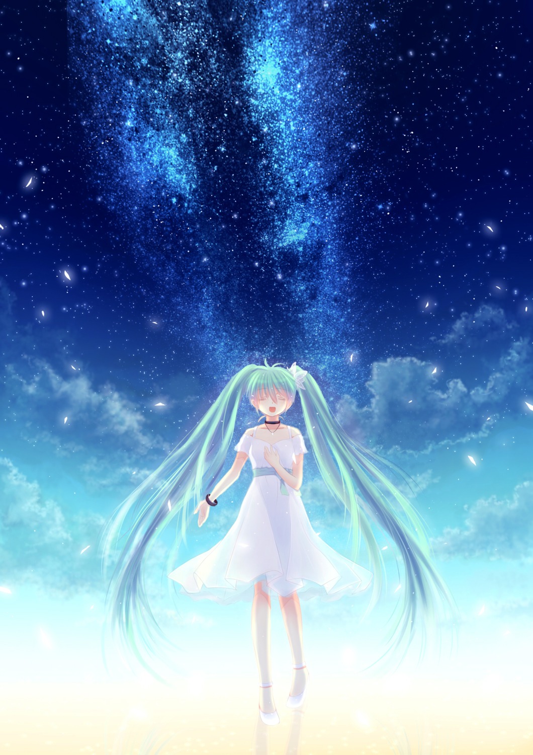 dress, hatsune_miku, orange_(artist), vocaloid