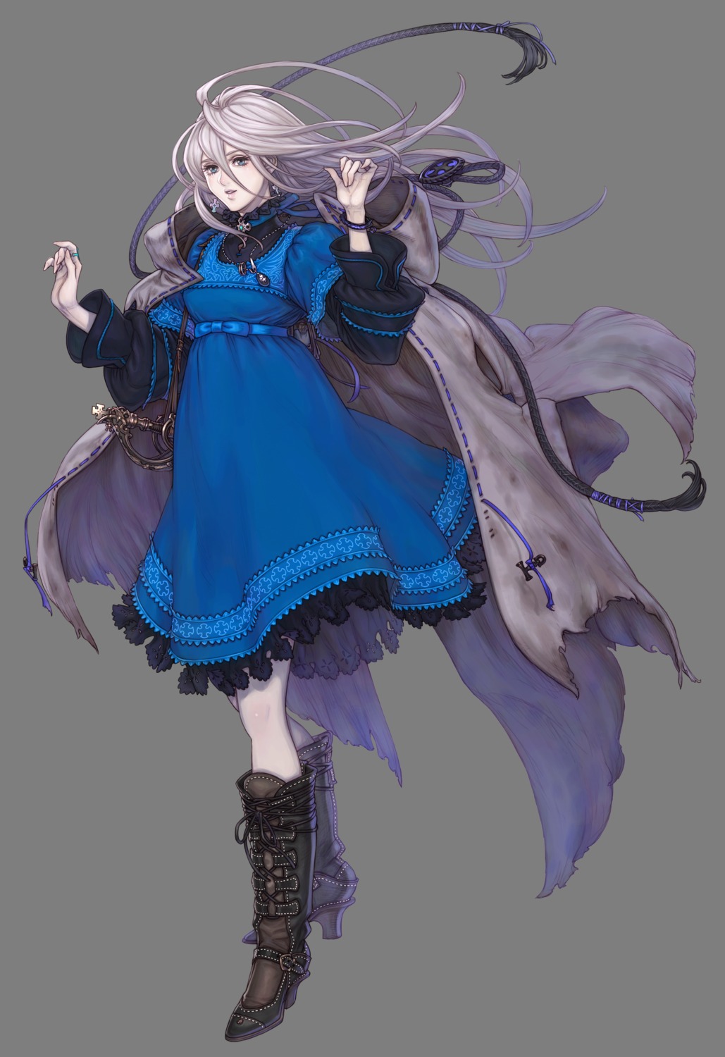 calista, dress, fujisaka_kimihiko, gothic_lolita, lolita_fashion, mistwalker, nintendo, sword
