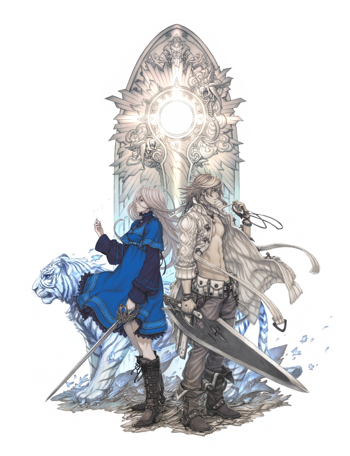 calista, dress, fujisaka_kimihiko, gothic_lolita, lolita_fashion, mistwalker, nintendo, sword
