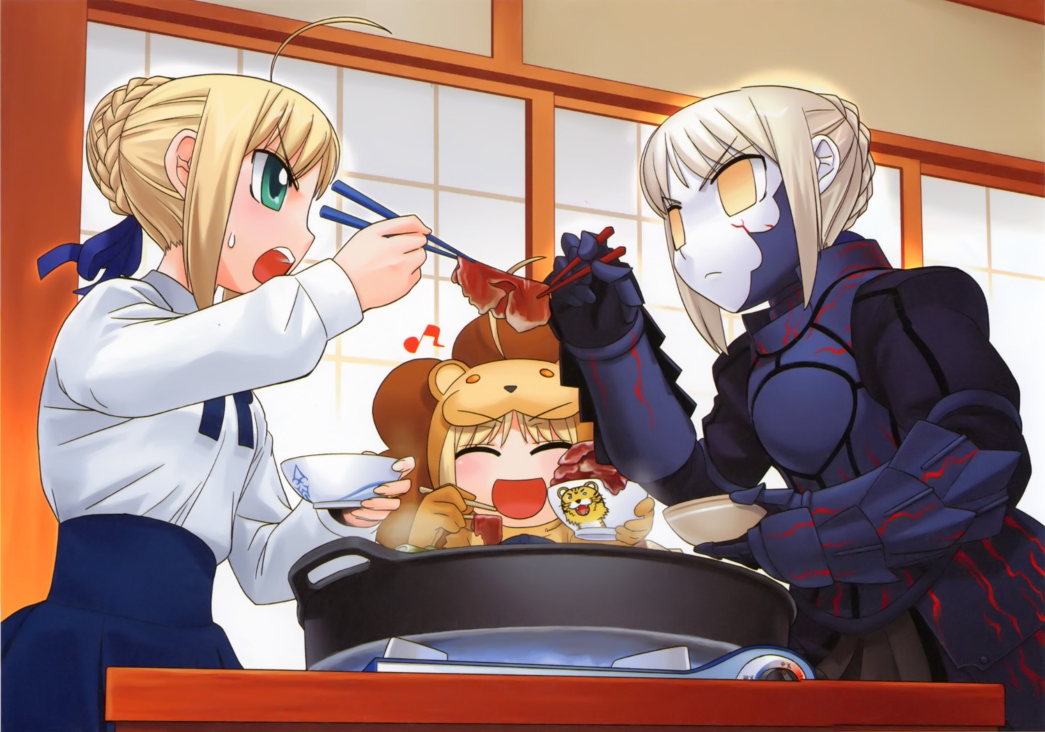artoria_pendragon_(fate), artoria_pendragon_alter_(fate), fate/stay_night, hirai_yukio, type-moon