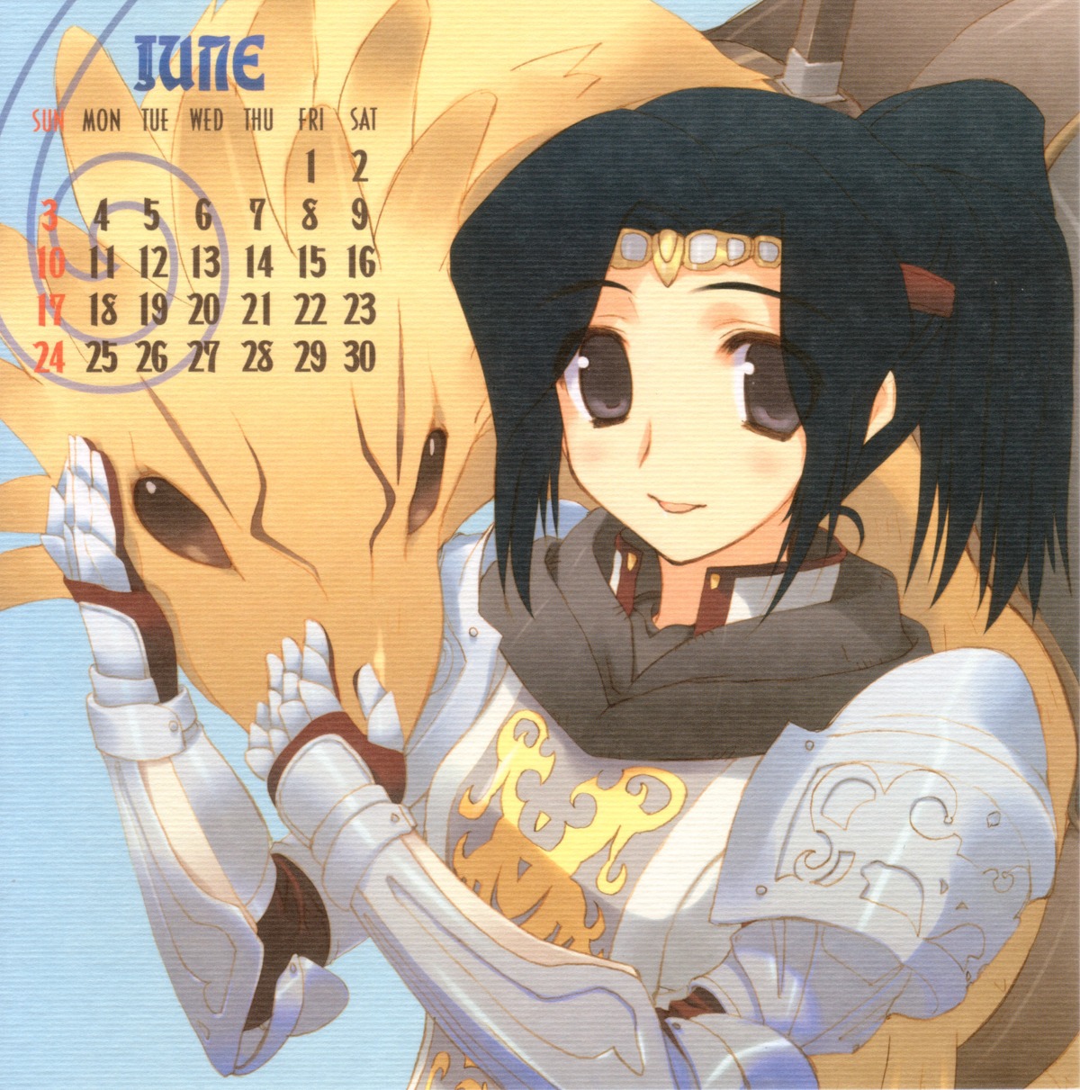 amaduyu_tatsuki, armor, calendar, final_fantasy, final_fantasy_xi, paladin