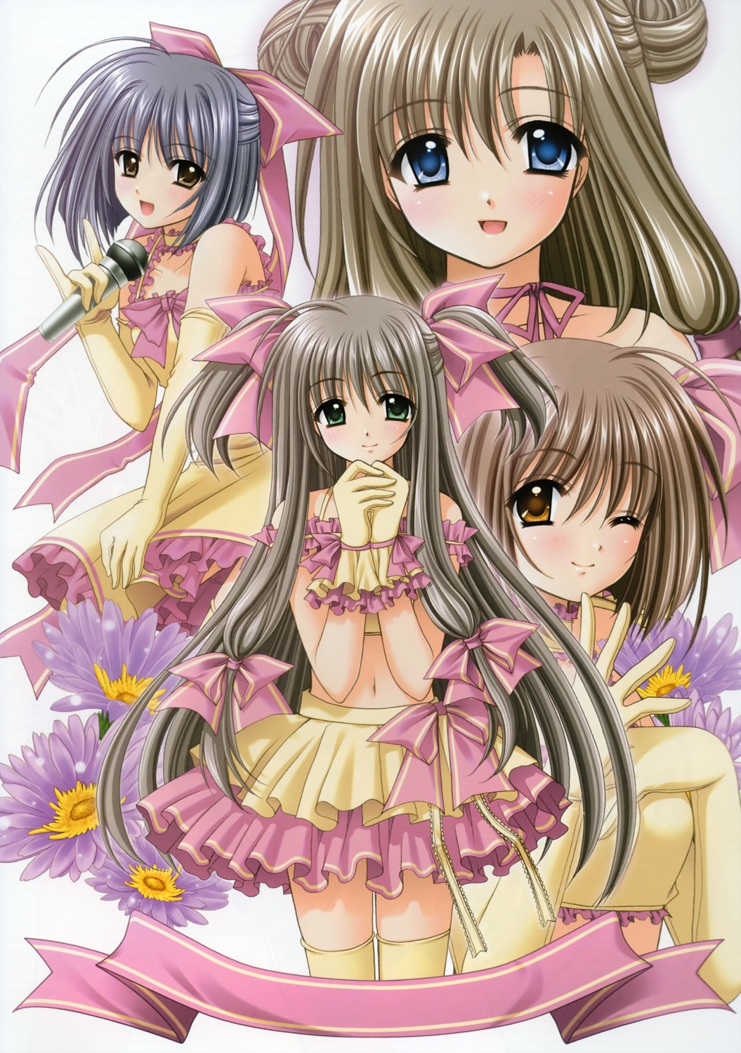 arisugawa_yui, fujita_makoto, hiwatari_aya, lovely_idol, nishimata_aoi, yuki_toko